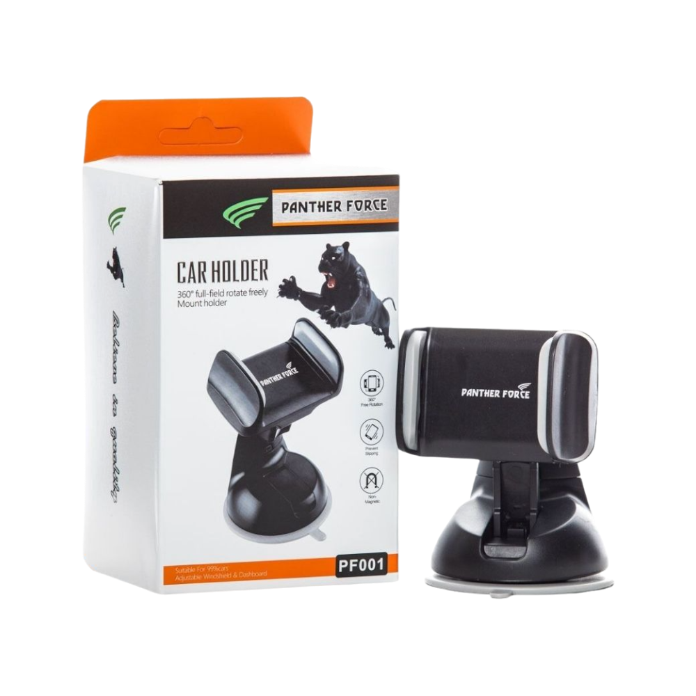 Panther Force 360° Rotating Car Phone Holder - PF001 | Universal Dashboard & Vent Mount | Adjustable & Secure for iPhone, Samsung, Google Pixel | Hands-Free Navigation & Calls Panther Force 360° Rotating Car Phone Holder - PF001 | Universal Dashboard & Vent Mount | Adjustable & Secure for iPhone, Samsung, Google Pixel | Hands-Free Navigation & Calls